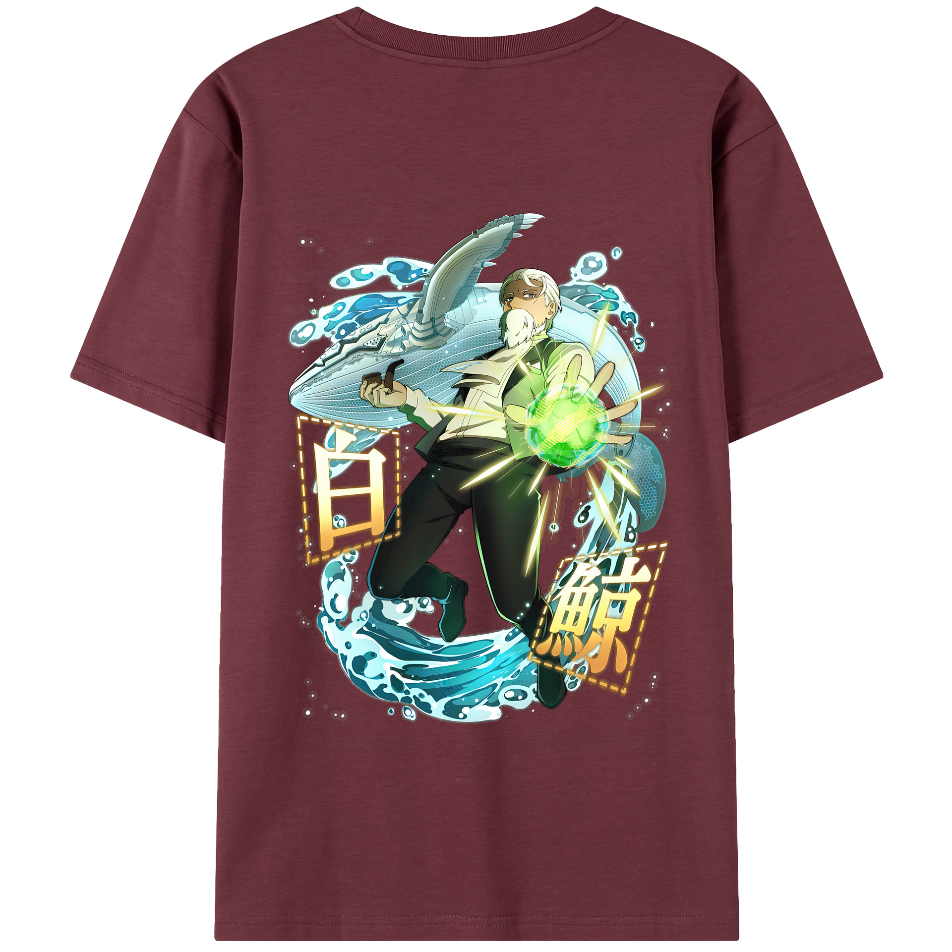 （画像用） 文豪ストレイドッグス Bungo Stray Dogs 綿100％半袖Tシャツ（背面プリント）